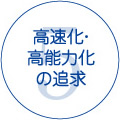 高速化・高能力化の追求